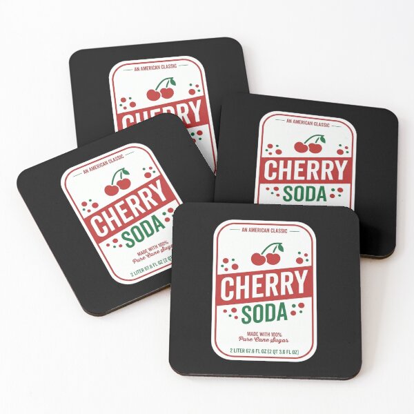 Item preview, Vintage Cherry Soda Label Retro American Classic Art designed and sold by haitrieuic96.