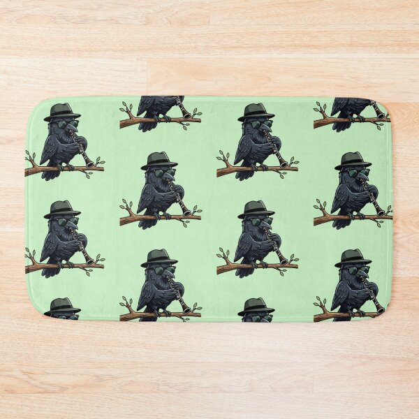 Item preview, Jazz Crow – Clarinet on the Branch designed and sold by Dogandesighn.