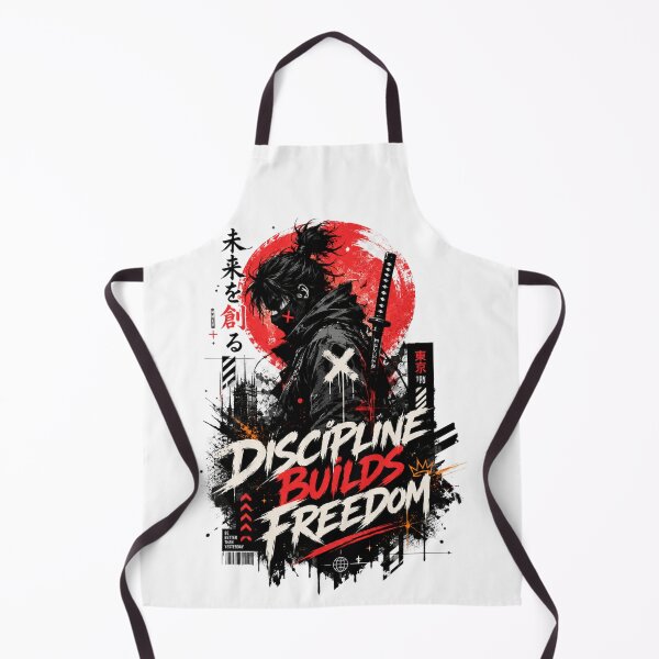 Item preview, Discipline Builds Freedom Samurai Ink designed and sold by aminomen.