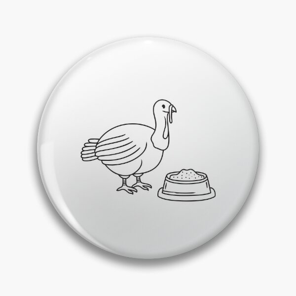 Item preview, Turkey Near Feeding Trough designed and sold by rasagamastore.