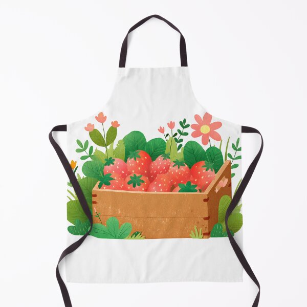 Item preview, Fresh Strawberry Harvest in Wooden Crate designed and sold by AMIDATORA.