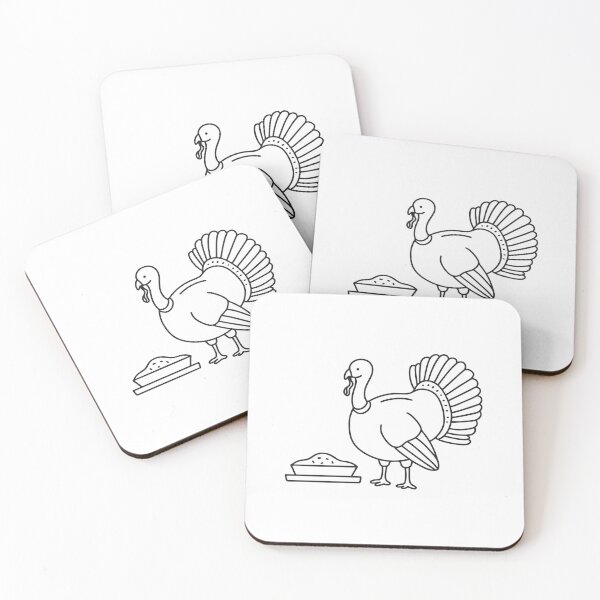 Item preview, Turkey Standing Beside Feeding Trough designed and sold by rasagamastore.