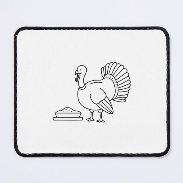 Item preview, Turkey Standing Beside Feeding Trough designed and sold by rasagamastore.