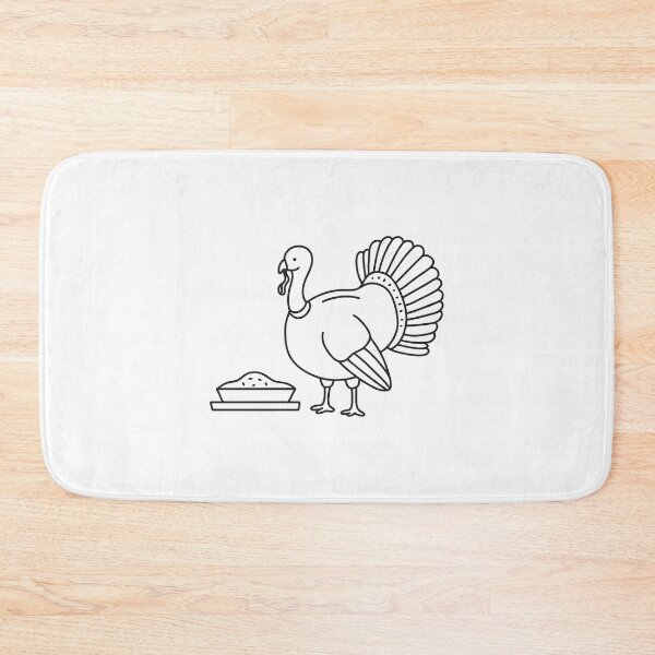 Item preview, Turkey Standing Beside Feeding Trough designed and sold by rasagamastore.