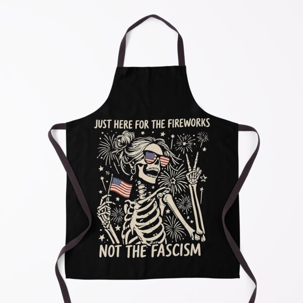 Item preview, Just Here For The Fireworks Not The Fascism Skeleton 4th of July designed and sold by haitrieuic96.