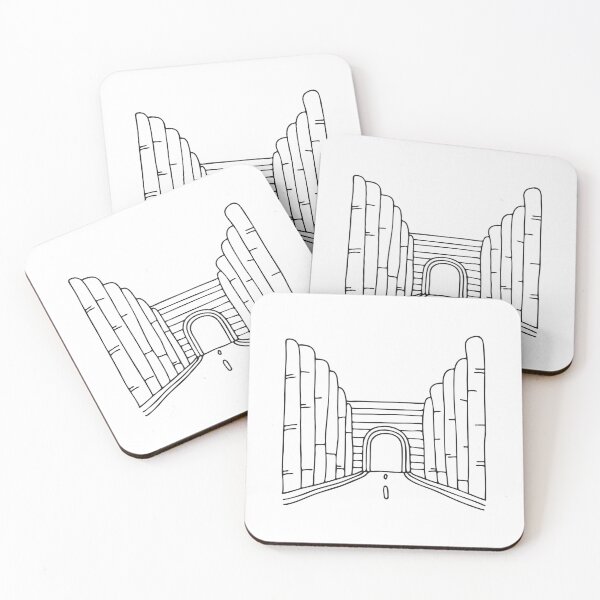 Item preview, Tunnel Between Parallel High Walls designed and sold by rasagamastore.