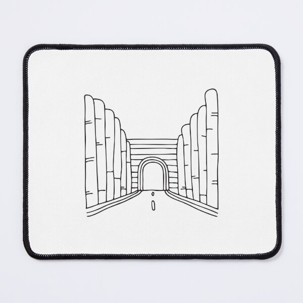 Item preview, Tunnel Between Parallel High Walls designed and sold by rasagamastore.