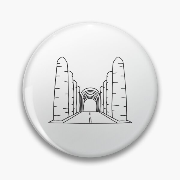 Item preview, Tunnel Lined with Tall Walls designed and sold by rasagamastore.