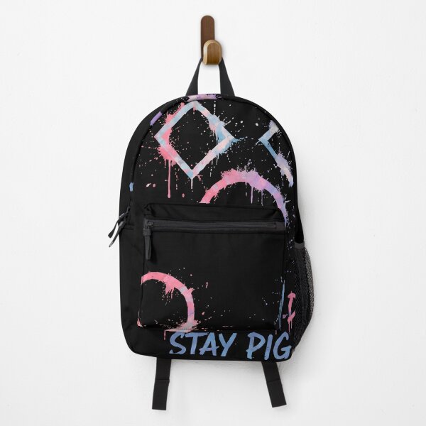 Item preview, Stay Wild Stay Pig Watercolor Splatter Streetwear T-Shirt designed and sold by IXM_CREATION.