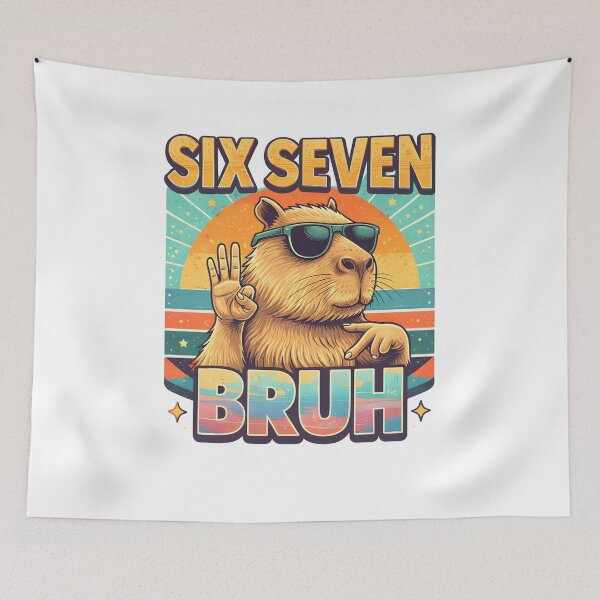 Item preview, Six seven bruh designed and sold by Tiny-Love ⭐⭐⭐⭐⭐.