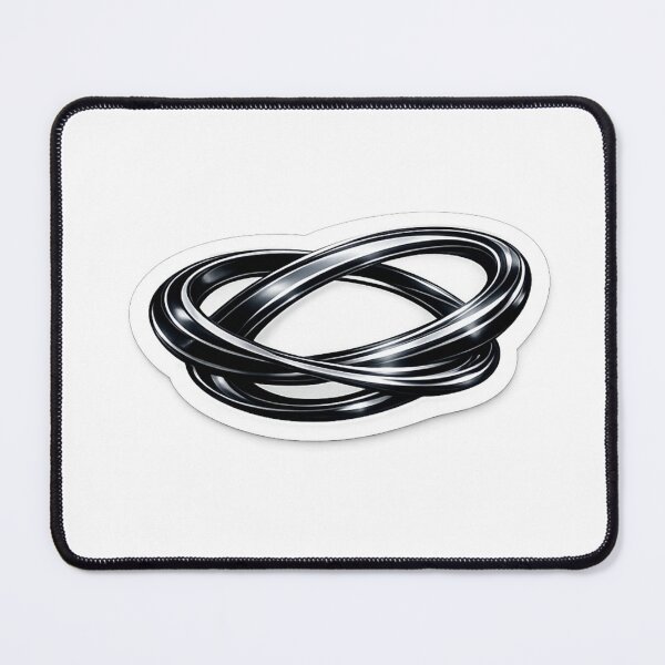 Item preview, Chrome Orbit Core Futuristic Logo Sticker designed and sold by MyCreatureArt.