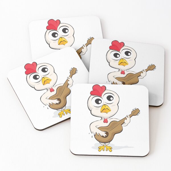 Item preview, chicken is playing a guitar. designed and sold by Nyos.