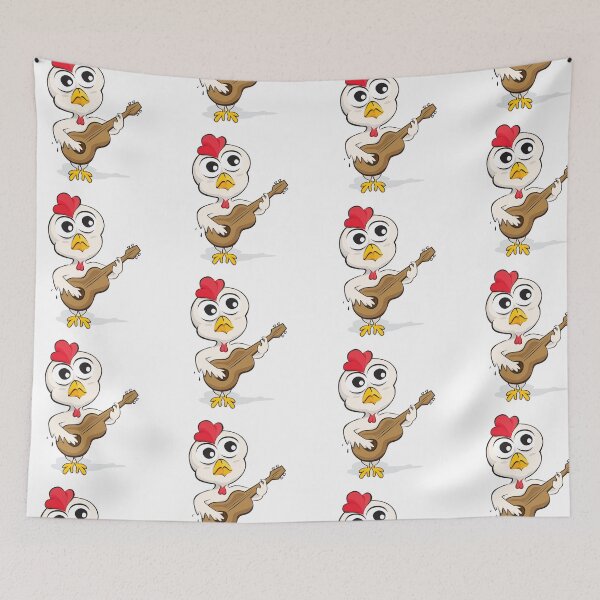 Item preview, chicken is playing a guitar. designed and sold by Nyos.