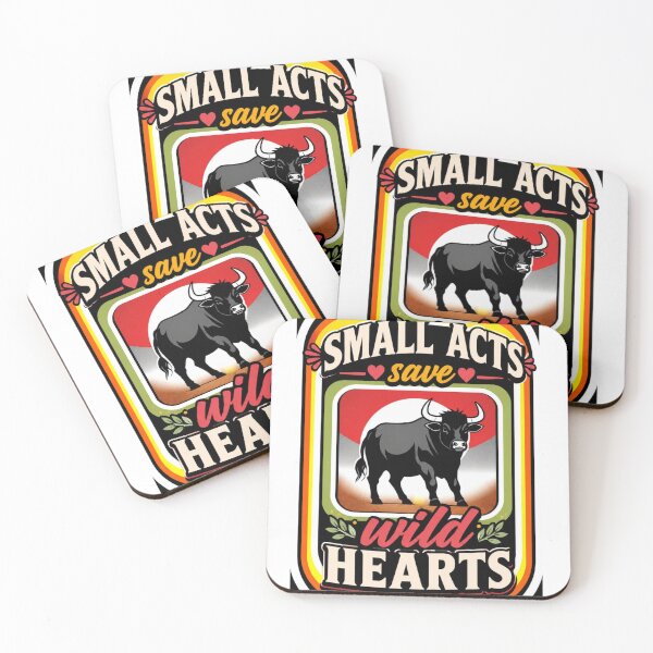 Item preview, Small acts save wild hearts designed and sold by oxymoronwhey2go.