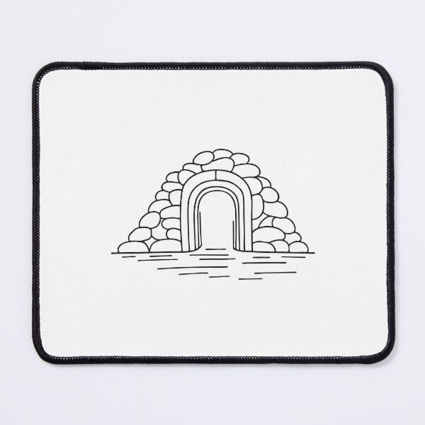 Item preview, Tunnel Opening Near Cluster of Stones designed and sold by rasagamastore.