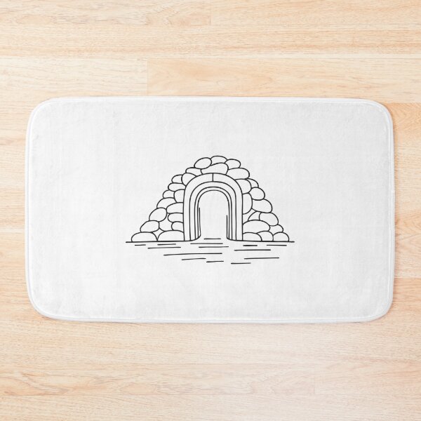 Item preview, Tunnel Opening Near Cluster of Stones designed and sold by rasagamastore.