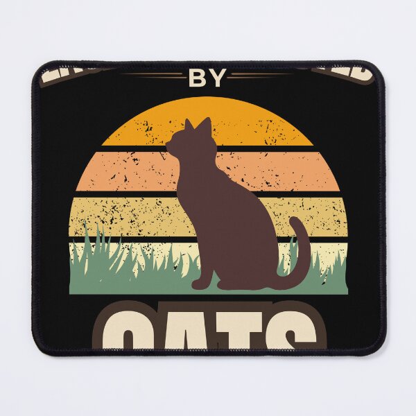 Item preview, Easily Distracted By Cats Funny Retro Vintage Cat Lover T-Shirt designed and sold by Uvclick.