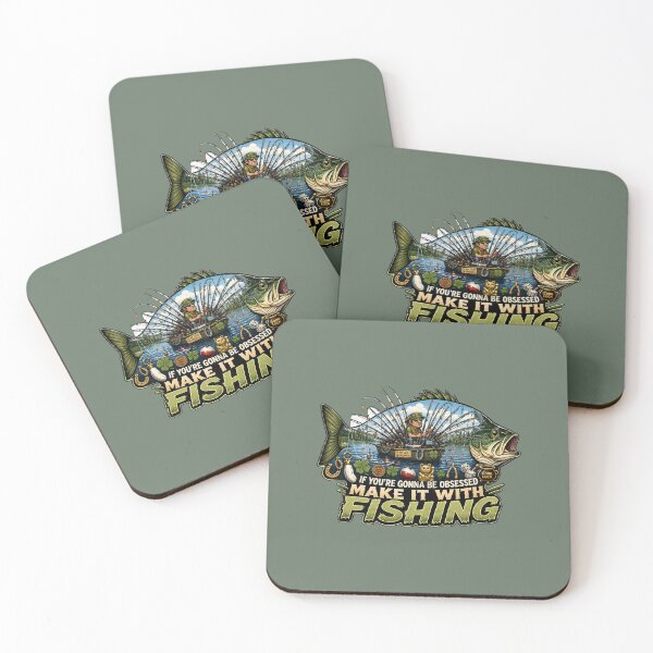 Item preview, Obsessed with Fishing - And Lovin' It designed and sold by 2BrokeYoopers.