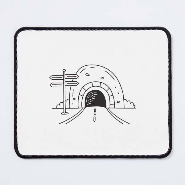 Item preview, Tunnel Beside Directional Signpost designed and sold by rasagamastore.