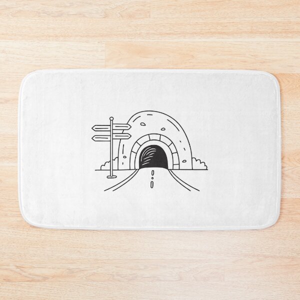 Item preview, Tunnel Beside Directional Signpost designed and sold by rasagamastore.