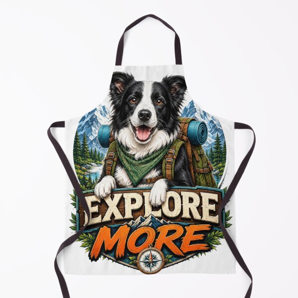 Item preview, Explore More Adventure Dog Hiking Sticker designed and sold by PawFusionArt.