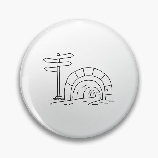 Item preview, Tunnel Near Arrow Direction Sign designed and sold by rasagamastore.