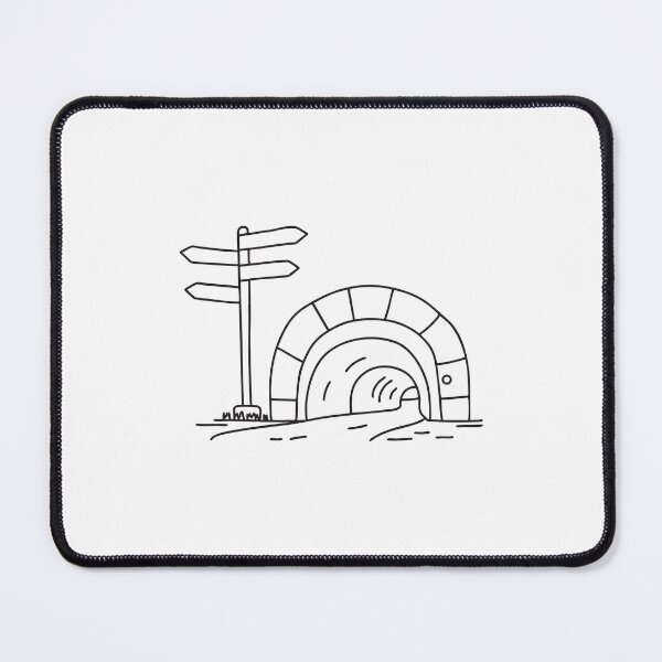 Item preview, Tunnel Near Arrow Direction Sign designed and sold by rasagamastore.