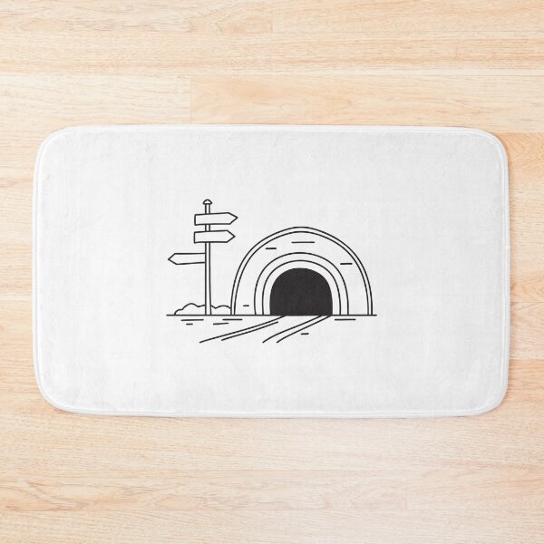 Item preview, Tunnel Beside Multi Arrow Signpost designed and sold by rasagamastore.