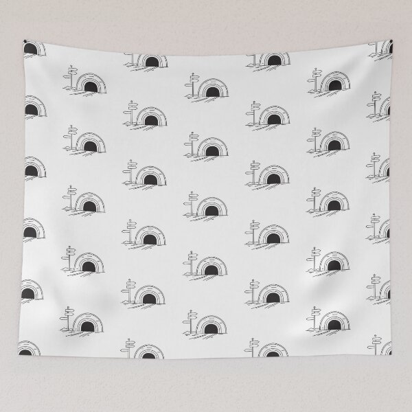 Item preview, Tunnel Beside Multi Arrow Signpost designed and sold by rasagamastore.