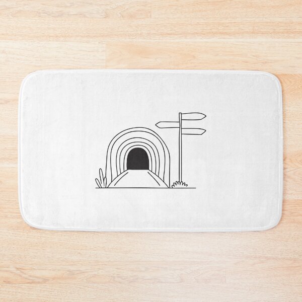 Item preview, Tunnel Entrance Near Arrow Signpost designed and sold by rasagamastore.