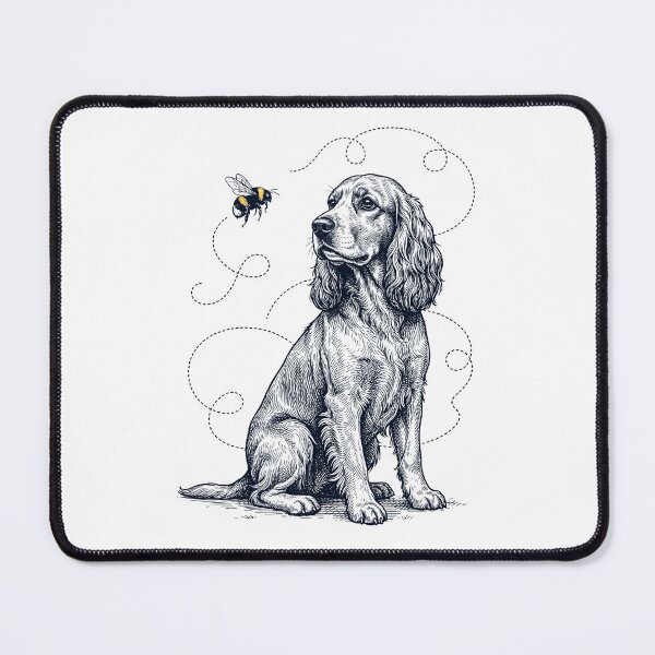 Item preview, Cocker Spaniel Bumble Bee Honeybee Dog Lover designed and sold by Kimberley King Art  King Art.