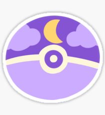 Moon Pokeball Sticker