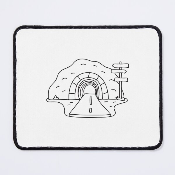 Item preview, Tunnel Aligned with Directional Signpost designed and sold by rasagamastore.