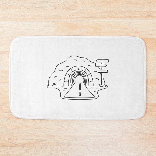 Item preview, Tunnel Aligned with Directional Signpost designed and sold by rasagamastore.