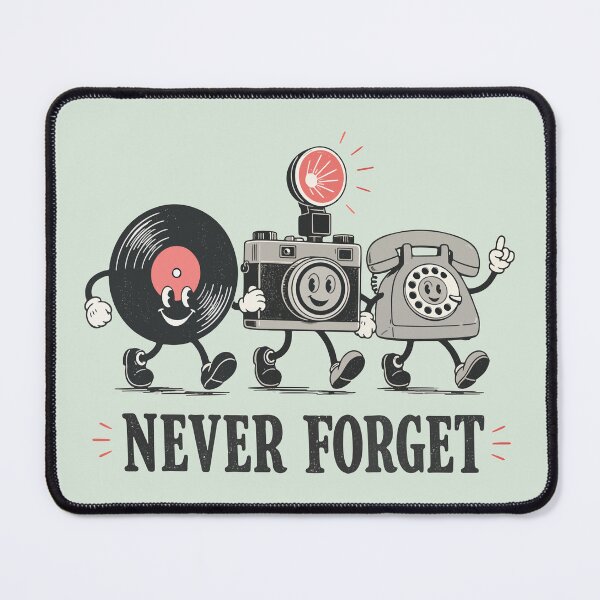Item preview, Retro Nostalgia Vinyl Camera Phone Mascot designed and sold by AwesomeBeyondLimits.