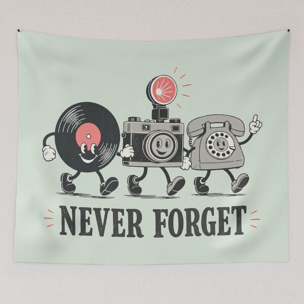 Item preview, Retro Nostalgia Vinyl Camera Phone Mascot designed and sold by AwesomeBeyondLimits.