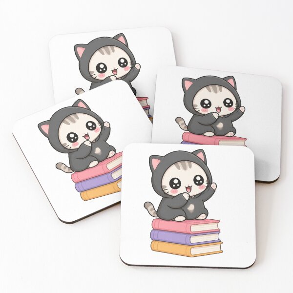 Item preview, Cozy Cat with Books designed and sold by Icareis-Studios.