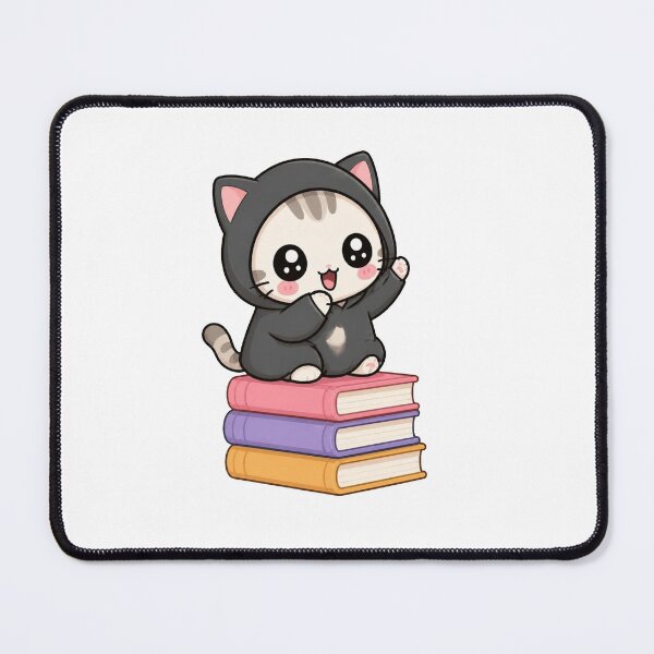 Item preview, Cozy Cat with Books designed and sold by Icareis-Studios.