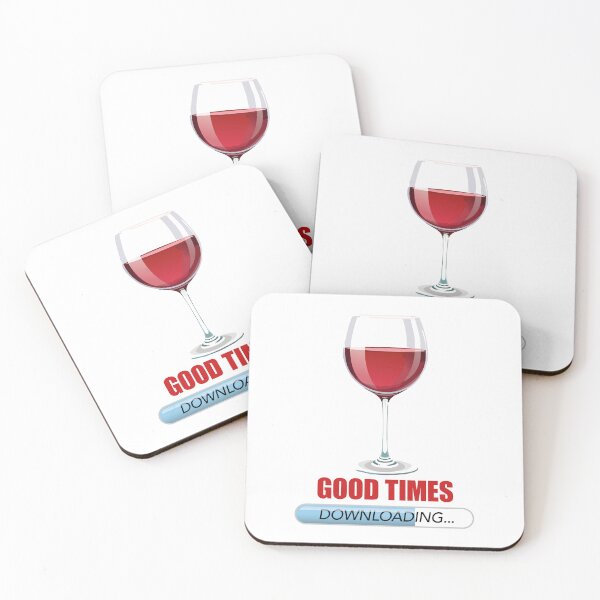 Item preview, WINE GOOD TIMES designed and sold by CoolVibeStudio.