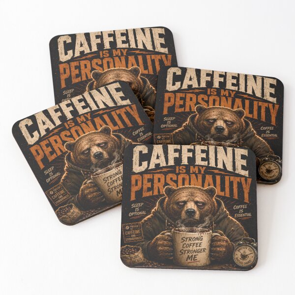 Item preview, Caffeine Is My Personality designed and sold by Fab-Haven.