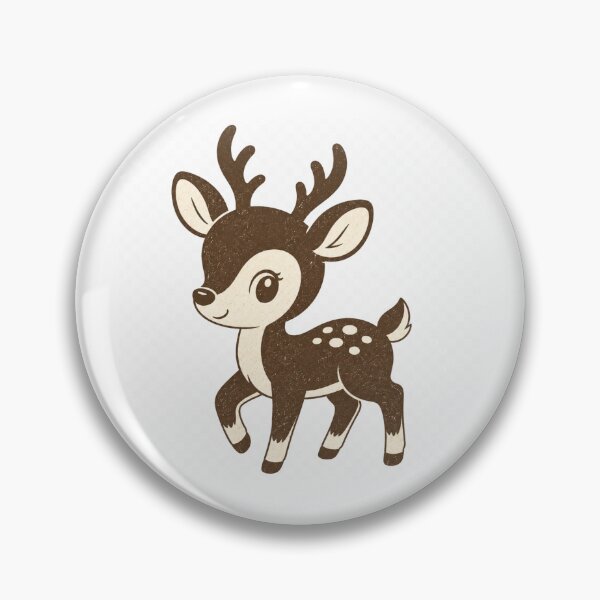 Item preview, Vintage Two-Tone Cute Deer Illustration | Retro Woodland Animal PNG designed and sold by andrytaka.