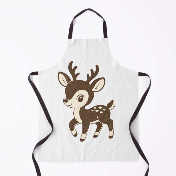 Item preview, Vintage Two-Tone Cute Deer Illustration | Retro Woodland Animal PNG designed and sold by andrytaka.