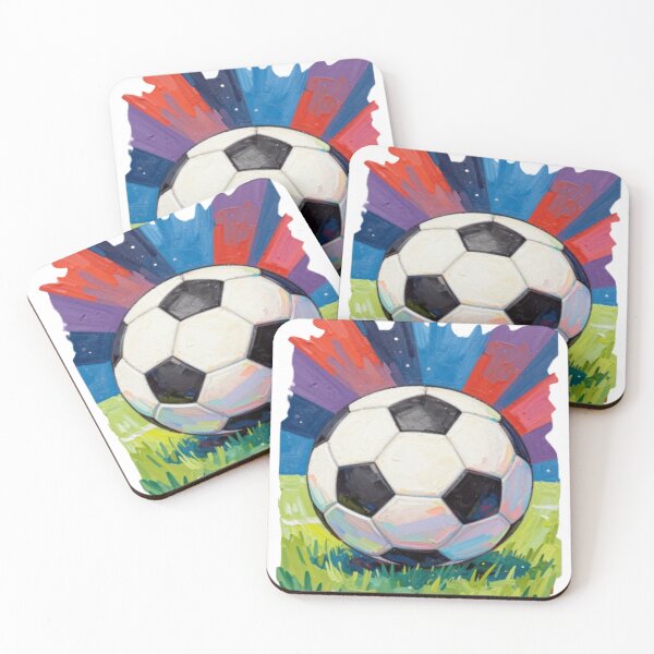 Item preview, ColorSplash Soccer Ball Art designed and sold by RandomWalker.