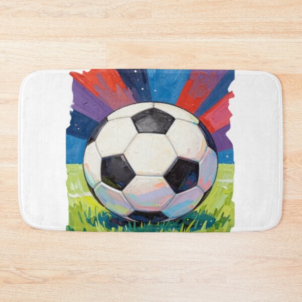 Item preview, ColorSplash Soccer Ball Art designed and sold by RandomWalker.