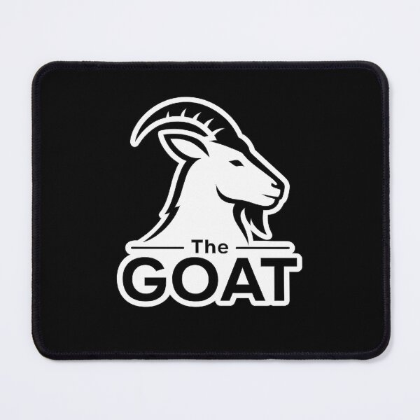 Item preview, The GOAT Minimalist Goat Logo Sticker | Greatest Of All Time Design designed and sold by naruto4925.