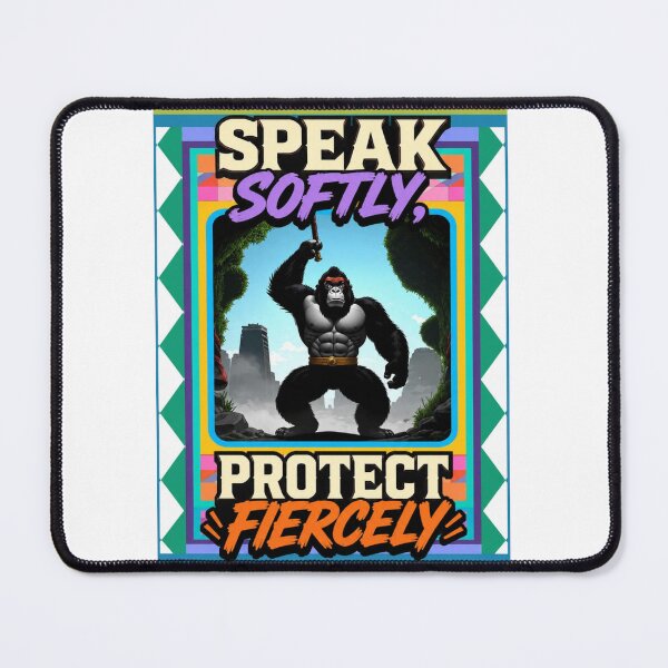 Item preview, Speak softly protect fiercely designed and sold by oxymoronwhey2go.