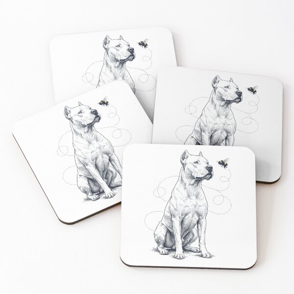Item preview, Dogo Argentino Bumble Bee Honeybee Dog Lover designed and sold by Kimberley King Art  King Art.