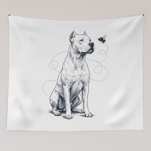Item preview, Dogo Argentino Bumble Bee Honeybee Dog Lover designed and sold by Kimberley King Art  King Art.