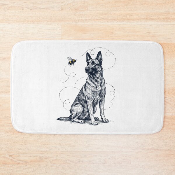 Item preview, Dutch Shepherd Bumble Bee Honeybee Dog Lover designed and sold by Kimberley King Art  King Art.