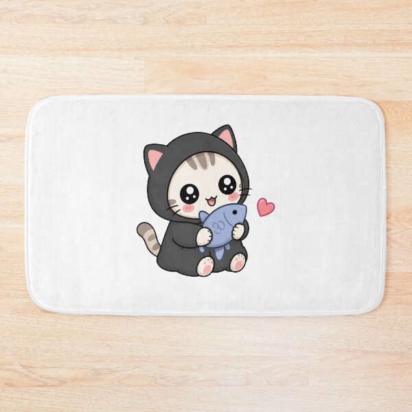 Item preview, Cat with Fish Plush designed and sold by Icareis-Studios.
